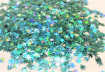 Maui Waui Wowie Hemp Leaf Glitter Shapes / 5mm Holographic Cannabis / Pot Leaves / Rave / Marijuana Weed / Ganja Sequins