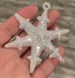 Unicorn Kisses Chunky to Fine Glitter / Custom Shard Mix / White iridescent Color Shift, Blue, Lavender, Rose