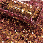 CALYPSO CHAMELEON Chunky to Fine GLITTER Mix / Color-shift / Rose to Gold / Resin Art / Holiday Crafts / 2 oz Shaker Bottle