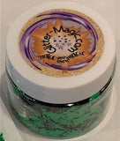 Green Tree 8mm Glitter Shapes / 1/2 oz. Pouch or 3/4 oz Jar / Lush Full Christmas Pine