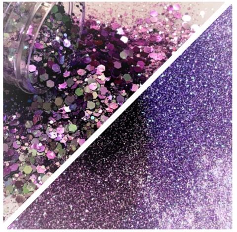 STELLA Fuchsia Pink Chunky Glitter Mix, 2 Oz Shaker, Polyester Glitter,  Glitter for Tumblers, Resin Art, Nail Art, Crafts & More 