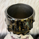 Black Flame Candle Tumbler / Custom Stainless / Hocus Pocus / Personalizable