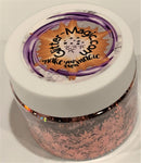 Smokin Rose HOLO Hemp Leaf Glitter Shapes / 5mm Ganja Cannabis Pot Leaf / Rose Gold Pink Holographic Marijuana Weed Sequins