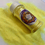 Limoncello Mist Iridescent Chunky to Fine Mix or Extra-Fine Glitter / Lemon Yellow / Translucent / 2 oz Bottle / Bright Sunny Yellow