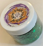 FOREST GREEN GANJA Leaf Holographic Glitter Shapes / 5mm Sequins / Hemp Cannabis Pot Leaf / Rave Party/ Marijuana Weed Glitter