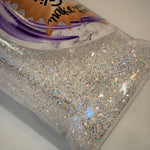 Whiteout - 2 oz. White Mirror Iridescent Fine Glitter - Geode Tumblers, Snow Scenes, Crafts, Ornaments!