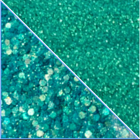 Aquamarine Green Holographic Chunky Mix Glitter Shaker