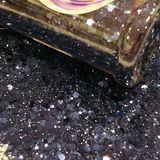 NOCTURNAL Chunky to Fine Glitter Mix / Midnight Opaque / 2 oz. Bottle / High-Flash INDIGO / Resin Art / Crafts