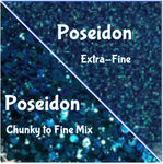 POSEIDON Chunky to Fine Mix or Extra-Fine Glitter / CHAMELEON Blue to Purple  / Opaque / Jewelry / Tumblers / Geode Coasters