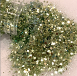 SAGE SIZZLE Fine or Chunky Mix Glitter / GREEN / Nail Art / Resin Art / Opaque