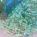 Sea Glass Chunky to Fine Mix or Seafoam Extra-Fine Glitter / Iridescent Translucent / Beach Ocean / Vacation Memento / Seafoam Green / Resin Art