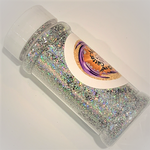 HOLO SILVER Fine Glitter / 2 oz. Bottle / 1/96 inch / HOLOGRAPHIC / Nail art / Polyester Opaque / Solvent Resistant / Safe, Non-Toxic