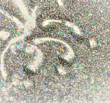 HOLO SILVER Fine Glitter / 2 oz. Bottle / 1/96 inch / HOLOGRAPHIC / Nail art / Polyester Opaque / Solvent Resistant / Safe, Non-Toxic