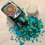 Maui Waui Wowie Hemp Leaf Glitter Shapes / 5mm Holographic Cannabis / Pot Leaves / Rave / Marijuana Weed / Ganja Sequins