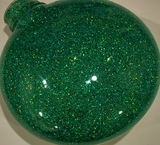 CROWN JEWEL Glitter / Green Holographic / 2 Cuts - Extra-Fine or Chunky to Fine Mix / Emerald Holo / Opaque / Pine Forest / Nail Art