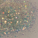 Opal Mist Sky Blue Shift Chunky to Fine Glitter Mix / 2 oz. Translucent / Ocean Waves / Storyboard / Snow Winter Scene
