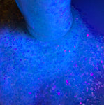 Opal Mist Sky Blue Shift Chunky to Fine Glitter Mix / 2 oz. Translucent / Ocean Waves / Storyboard / Snow Winter Scene