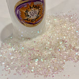 Opal Pearl Mist Polyester Chunky to Fine Glitter Mix / Glitter Tumblers / Snow Globes / Ocean Design / Storyboard / Snow Winter Scene
