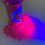 SCORCHIN' HOT Pink Iridescent Glitter/ 2 oz Bottle Fine 1/64"/Color Flashes/Nail Art/ Rave Party/Glitter Tumbler/Strong Pink w Black Light