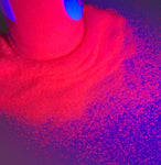 HOT Pink Iridescent Glitter/ 2 oz Bottle Fine 1/64"/ Nice Flash / Nail Art / Rave Party / Glitter Tumbler / Bright Pink w Black Light