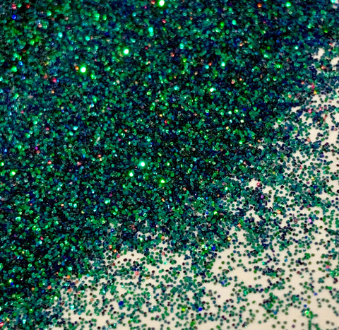 Dragon Sweat Chameleon Fine Glitter / Color Shift Nail Art / Dragon Scales Design / Green to Blue / 2 oz Shaker Bottle