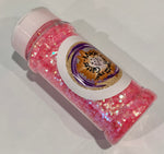 Cotton Candy Mist Iridescent Glitter Mix / 2 oz Bottle Translucent Pink Color Shift / Storyboard Snow Globes / Vivid Under Black Light