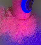 Cotton Candy Mist Iridescent Glitter Mix / 2 oz Bottle Translucent Pink Color Shift / Storyboard Snow Globes / Vivid Under Black Light