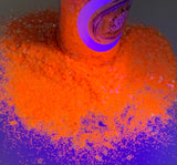 ORANGE CRUSH Iridescent Glitter Chunky  Mix / Glitter Tumbler / Orange / Solvent Resistant / Vivid Under Black Light