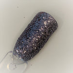 Hematite Extra-Fine Glitter / 2.25 oz Shaker Bottle / High Flash Smokey Gray