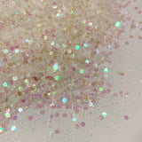 Opal Pearl Mist Polyester Chunky to Fine Glitter Mix / Glitter Tumblers / Snow Globes / Ocean Design / Storyboard / Snow Winter Scene