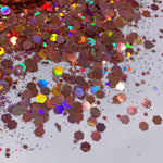 Deep Rose Holographic Chunky to Fine Glitter / Opaque / Rainbow Flash / Crafts / Glitter Tumblers