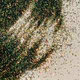 Aussie Opal Fine Color Shift Glitter / 2.25 oz. Shaker Bottle /Opaque / Green to Russet Chameleon / Autumn Tones