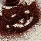 CHOCOLATE HALO Fine Glitter / 1/96" /  Opaque Holographic / 2.25 oz Shaker Bottle / Geode / Nail Art/ Kids' Crafts