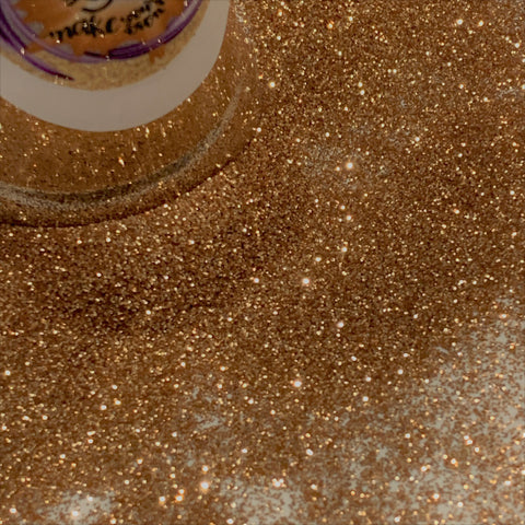 Rich Champagne Fine Glitter / 2 oz Bottle / Opaque / Fall Winter Flash / Nail Art / Crafts