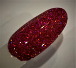 RUBY SLIPPERS FINE Holographic Glitter / 2 oz Bottle / Opaque Nail Art / Fall Winter Sparkle / Winter Bride / Geode Tumbler / Slime Crafts