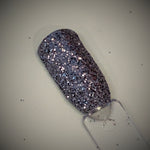 Hematite Extra-Fine Glitter / 2.25 oz Shaker Bottle / High Flash Smokey Gray