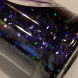 MALEFICENT Deep Purple Chunky HOLO Flash Glitter / 2 oz. Bottle / Holographic Nail Art / Solvent Resistant / Opaque / Tumblers