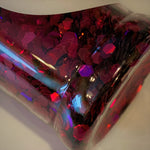 RUBY SLIPPERS JUMBO Holographic Glitter / 2 oz Bottle / Opaque / Solvent Resistant / Non-Toxic