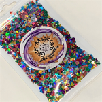 MULTI-COLOR MOUSE Holographic Glitter Shapes / 4mm Ears / Birthday Parties / Nail Art / Crafts / Kids / Vacation Storyboard